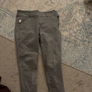 Tailored Sportsman Grey size 26 side zip breeches